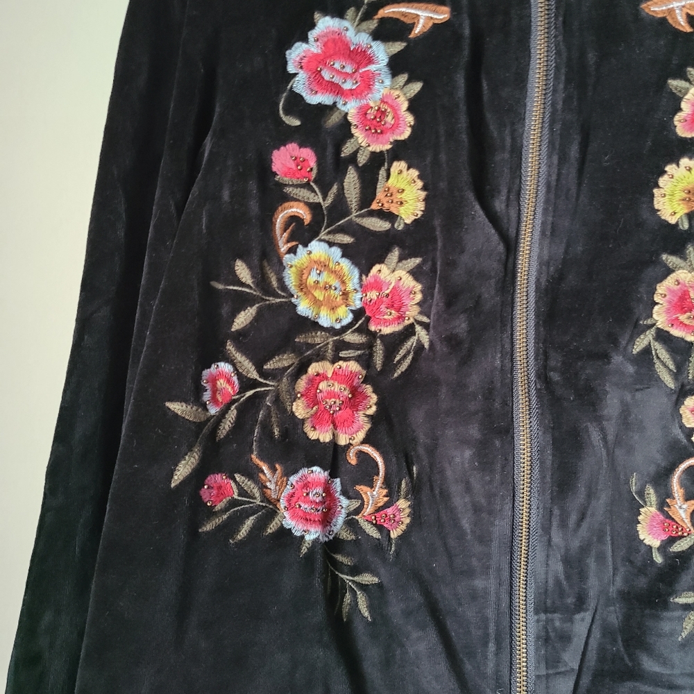 Torrid Black Embroidered Jacket - Picture 4 of 12